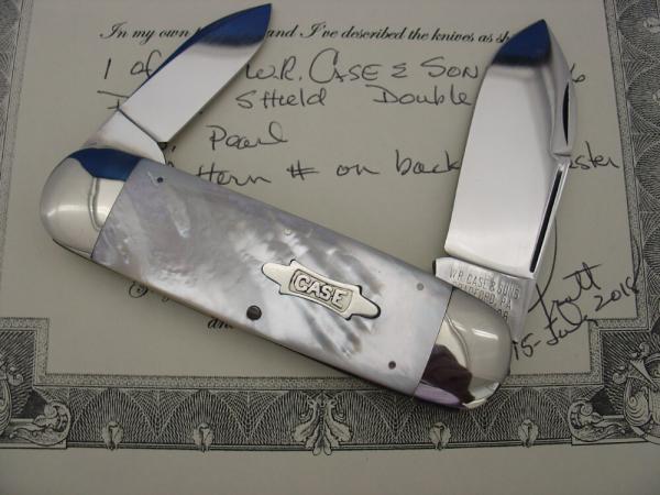 Case XX Classic Sunfish/Toenail Genuine AAA White Pearl Gary Scott Knife 1 of 4 Case XX Classic Sunfish/Toenail Genuine AAA White Pearl Gary Scott Knife 1 of 4