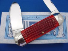 Case XX Classic Sunfish/Toenail Genuine Red Corn Cob Bone Knife With Dueling Elephant Etch Case XX Classic Sunfish/Toenail Genuine Red Corn Cob Bone Knife With Dueling Elephant Etch