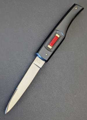 VINTAGE ITALIAN COLLINI "FLYLOCK" SLIDE BUTTON "ROSTFREI PATENT" AUTOMATIC KNIFE