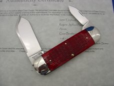 Case XX Classic Sunfish/Toenail Genuine Red Bone Knife With Elephant Etch 1 of 12 Case XX Classic Sunfish/Toenail Genuine Red Bone Knife With Elephant Etch 1 of 12