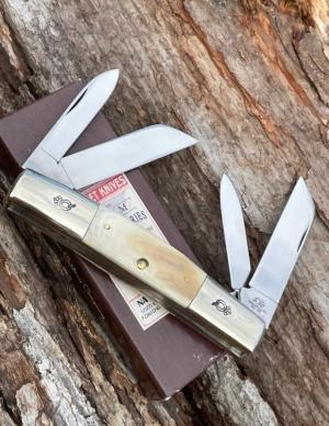 QUEEN MAMMOTH IVORY 4 BLADE CONGRESS