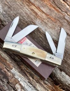QUEEN MAMMOTH IVORY 4 BLADE CONGRESS