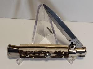 NEW ARMANDO BELTRAME 8" STAG Dagger Blade ITALIAN STILETTO Knife