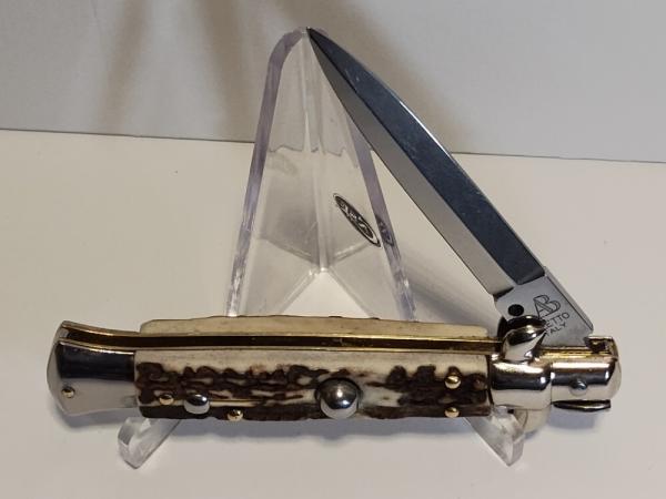 NEW ARMANDO BELTRAME 8" STAG Dagger Blade ITALIAN STILETTO Knife NEW ARMANDO BELTRAME 8" STAG Dagger Blade ITALIAN STILETTO Knife