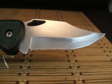 SCHRADE OLD TIMER 47OT "THE BEAST" LINER LOCK VINT. U.S.A. HARD RUBBER FINGER GROOVED POCKET KNIFE