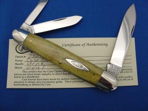 Case XX Classic Knife 73091 Whittler Slick Green Bone Knife Prototype 