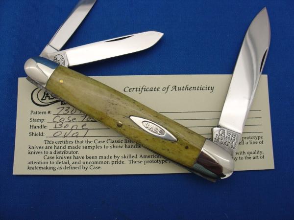 Case XX Classic Knife 73091 Whittler Slick Green Bone Knife Prototype Case XX Classic Knife 73091 Whittler Slick Green Bone Knife Prototype