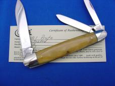 Case XX Classic Knife 73091 Whittler Slick Green Bone Knife Prototype Case XX Classic Knife 73091 Whittler Slick Green Bone Knife Prototype