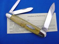 Case XX Classic Knife 73091 Whittler Slick Green Bone Knife Prototype Case XX Classic Knife 73091 Whittler Slick Green Bone Knife Prototype