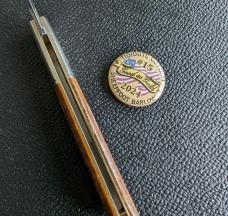 GEC Great Eastern Cutlery #15 Tidioute TC Barlow 153124 Rustic Brown Sawcut Richlite. As New in tube GEC Great Eastern Cutlery #15 Tidioute TC Barlow 153124 Rustic Brown Sawcut Richlite. As New in tube