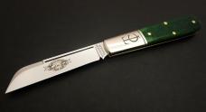 Great Eastern Cutlery #15 TC Barlow Tractor Green Sawcut Bone GEC 153124 Great Eastern Cutlery #15 TC Barlow Tractor Green Sawcut Bone GEC 153124