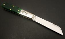 Great Eastern Cutlery #15 TC Barlow Tractor Green Sawcut Bone GEC 153124 Great Eastern Cutlery #15 TC Barlow Tractor Green Sawcut Bone GEC 153124
