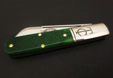 Great Eastern Cutlery #15 TC Barlow Tractor Green Sawcut Bone GEC 153124 Great Eastern Cutlery #15 TC Barlow Tractor Green Sawcut Bone GEC 153124