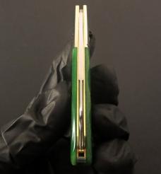 Great Eastern Cutlery #15 TC Barlow Tractor Green Sawcut Bone GEC 153124 Great Eastern Cutlery #15 TC Barlow Tractor Green Sawcut Bone GEC 153124