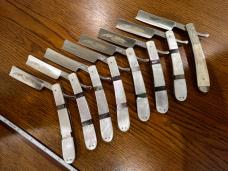 Parker Cut Co "The Improved Eagle Razor" 7-Day Mother of Pearl + 1 Bone Razor Japan Parker Cut Co "The Improved Eagle Razor" 7-Day Mother of Pearl + 1 Bone Razor Japan