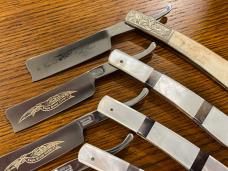 Parker Cut Co "The Improved Eagle Razor" 7-Day Mother of Pearl + 1 Bone Razor Japan Parker Cut Co "The Improved Eagle Razor" 7-Day Mother of Pearl + 1 Bone Razor Japan