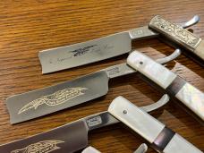 Parker Cut Co "The Improved Eagle Razor" 7-Day Mother of Pearl + 1 Bone Razor Japan Parker Cut Co "The Improved Eagle Razor" 7-Day Mother of Pearl + 1 Bone Razor Japan
