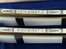 Parker Cut Co "The Improved Eagle Razor" 7-Day Mother of Pearl + 1 Bone Razor Japan Parker Cut Co "The Improved Eagle Razor" 7-Day Mother of Pearl + 1 Bone Razor Japan