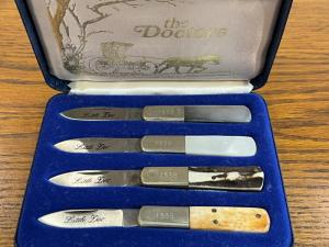 Frost Cutlery "The Doctors" Limited Edition Matched 4-Knife Set SN#1338