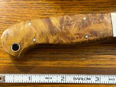 D'Holder Schrade A. G. Russell Limited Ed Drop Point Hunting Knife w/Burled Maple Handle -- RARE!!! D'Holder Schrade A. G. Russell Limited Ed Drop Point Hunting Knife w/Burled Maple Handle -- RARE!!!