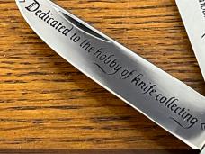 Boker Tree Brand Ltd Ed North Carolina Cutlery Club Trapper w/Smooth Gray Bone Scales SN#116 Germany Boker Tree Brand Ltd Ed North Carolina Cutlery Club Trapper w/Smooth Gray Bone Scales SN#116 Germany