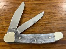 Boker Tree Brand Ltd Ed North Carolina Cutlery Club Trapper w/Smooth Gray Bone Scales SN#116 Germany Boker Tree Brand Ltd Ed North Carolina Cutlery Club Trapper w/Smooth Gray Bone Scales SN#116 Germany