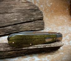 NIB RoseCraft Blades Nolichucky Jack RCT011 Vintage Moss Brown Bone D2 Spear Point