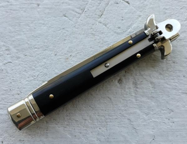 AKC Italy 9" Ebony Leverletto Plus Bill DeShivs NOS AKC Italy 9" Ebony Leverletto Plus Bill DeShivs NOS
