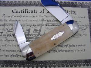 Case XX Classic Sunfish/Toenail Genuine Mastodon Ivory Knife 1 of 3