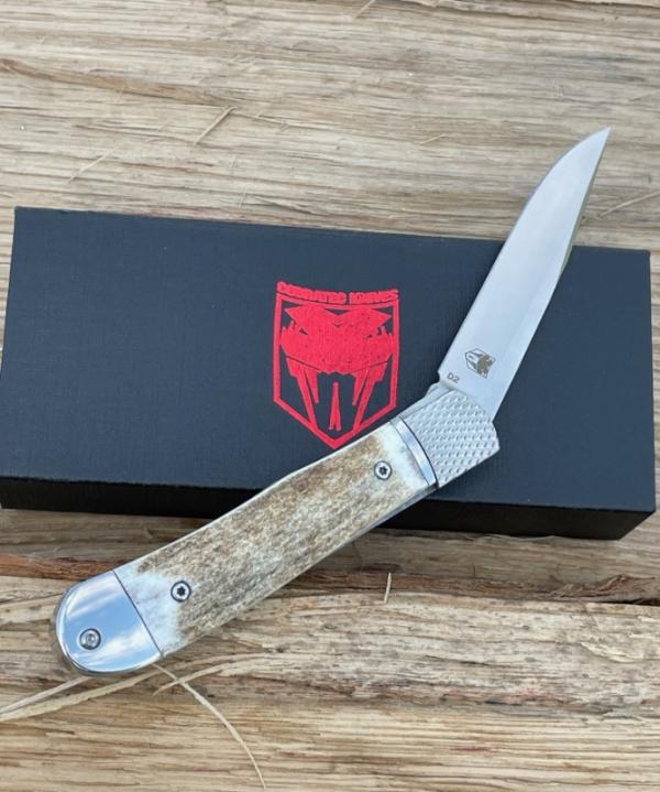 COBRATEC j STAG TRAPPER HIDDEN RELEASE D2 STEEL COBRATEC j STAG TRAPPER HIDDEN RELEASE D2 STEEL