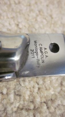 AGA Campolin 10" Fish dark horn picklock