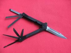 Vintage Polish Demolition Military Multi-Tool Switchblade Knife