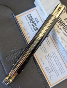 A.G.A. COMPOLIN 30CM-12INCH SICILIAN FIGHTER BRAZILIAN HORN AUTOMATIC A.G.A. COMPOLIN 30CM-12INCH SICILIAN FIGHTER BRAZILIAN HORN AUTOMATIC