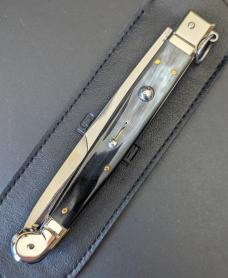 A.G.A. COMPOLIN 30CM-12INCH SICILIAN FIGHTER BRAZILIAN HORN AUTOMATIC A.G.A. COMPOLIN 30CM-12INCH SICILIAN FIGHTER BRAZILIAN HORN AUTOMATIC