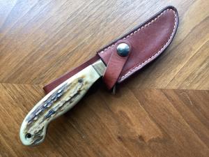 OLSEN OK HC MI STAG SKINNER KNIFE
