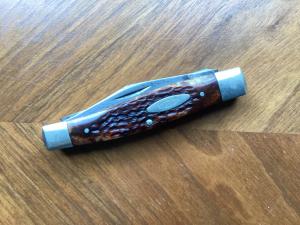 CASE MOOSE PATTERN APPALOOSA BONE 6275  10 DOT