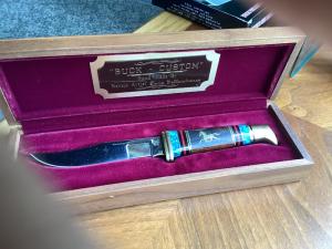 BUCK CUSTOM SHOP DAVID YELLOWHORSE HUNTER