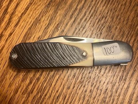 MINT ETCHED QUEEN BARLOW $100 KNIFE FOR $75