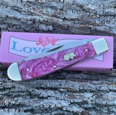 RAGING BULL BRAND ** PINK LOVEBIRDS TRAPPER RAGING BULL BRAND ** PINK LOVEBIRDS TRAPPER