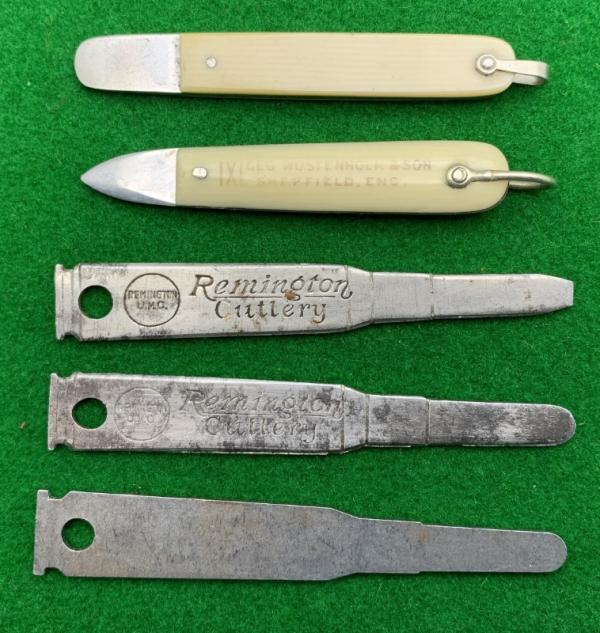 Nail Nick Knife Blade Openers for Pocket Knives. Remington, IXL and Challenge Cutlery. Nail Nick Knife Blade Openers for Pocket Knives. Remington, IXL and Challenge Cutlery.