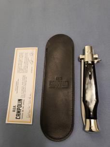 *NOS* AGA Campolin "BLACK WIDOW" BRAZILIAN HORN Italian Stiletto