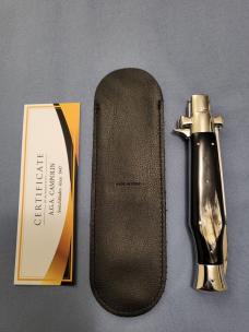 *NOS* AGA Campolin "BLACK WIDOW" BRAZILIAN HORN Italian Stiletto