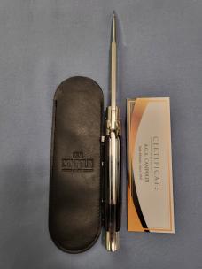 *NOS* AGA Campolin "BLACK WIDOW" BRAZILIAN HORN Italian Stiletto
