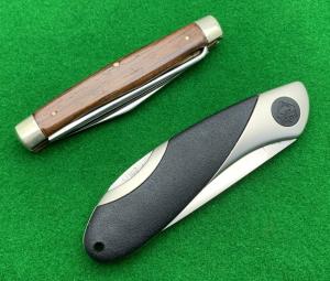  Two PUMA Folding Knives with Box and Paperwork. 