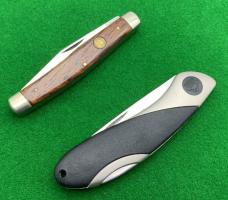 Two PUMA Folding Knives with Box and Paperwork. Two PUMA Folding Knives with Box and Paperwork.