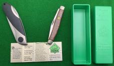 Two PUMA Folding Knives with Box and Paperwork. Two PUMA Folding Knives with Box and Paperwork.