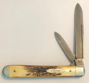 Without box 1990 Case Collector’s Club Stag Damascus Jack