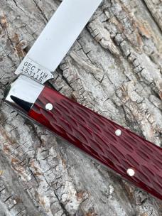 GEC ** TIDIOUTE 153115 RUST RED BONE BOYS KNIFE KNIVES GEC ** TIDIOUTE 153115 RUST RED BONE BOYS KNIFE KNIVES