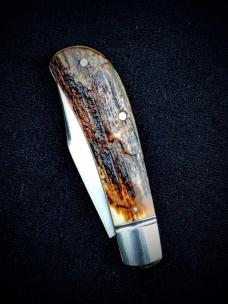 Bobby Toole Bark Mammoth Ivory Lanny Clip..Cpm154...4 closed...integral fluted bolsters..coa & pouch Bobby Toole Bark Mammoth Ivory Lanny Clip..Cpm154...4 closed...integral fluted bolsters..coa & pouch