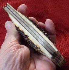 MINT 1978 QUEEN (MEMPHIS QUEEN) FOLDING HUNTER GENUINE FAT STAG HANDLES CHECK OR MONEY ORDER MINT 1978 QUEEN (MEMPHIS QUEEN) FOLDING HUNTER GENUINE FAT STAG HANDLES CHECK OR MONEY ORDER